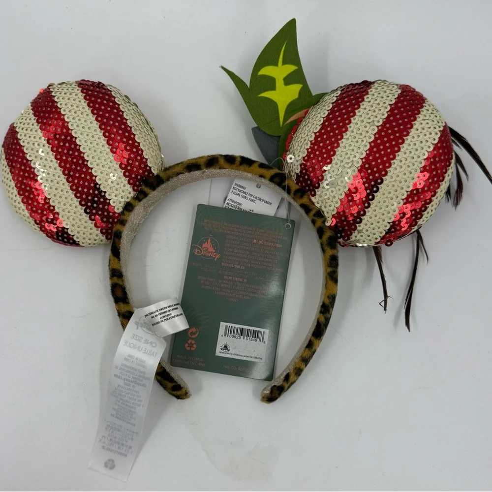 Disney‎ Minnie Mouse Main Attraction Ear Headband Jungle Cruise Limited Rel NWT